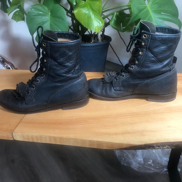 Vintage Justin Leather Boots - Picture 2 of 5